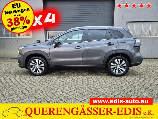 Suzuki S-Cross - Comfort+ 110PS Automatik MHEV 4x4 ALLGRIP 1.4 Boosterjet Allrad Teilleder Navi Klimaautomatik Sitzheizung ACC PDC v+h 4x Kamera Suzuki-Radio Apple CarPlay Android Auto Touchscreen 2xKeyless 17-LM
