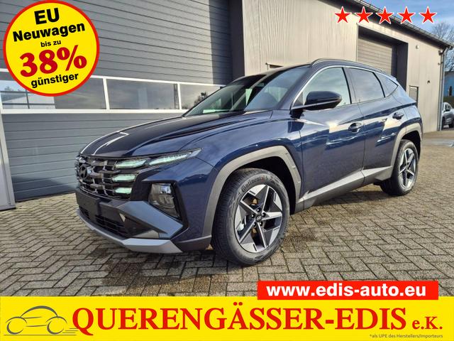 Hyundai TUCSON Trend 1.6 T-GDI 150PS Automatik TZ 2026 Teil-Leder Sitzheizung v+h Lenkradheizung Klimaautomatik Navi Touchscreen DAB+ Apple CarPlay + Android Auto PDC R&uuml;ckf.-Kamera Matrix-LED-Scheinw. 