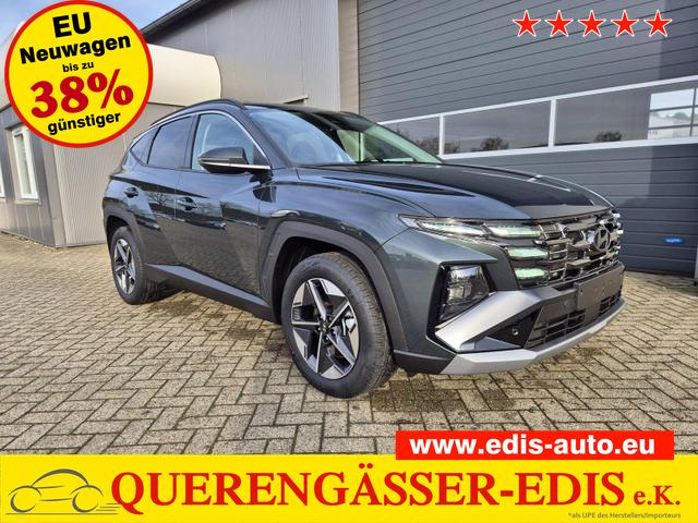 Hyundai TUCSON Trend 1.6 T-GDI 150PS Automatik TZ 2026 Teil-Leder Sitzheizung v+h Lenkradheizung Klimaautomatik Navi Touchscreen DAB+ Apple CarPlay + Android Auto PDC R&uuml;ckf.-Kamera Matrix-LED-Scheinw. 