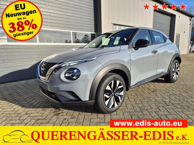 Nissan Juke 1.0 DIG-T 114PS Acenta Klimaautomatik Sitzheizung R&uuml;ckf.Kamera Bluetooth Touchscreen wireless Apple CarPlay Android Auto 