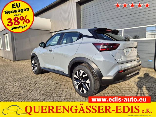 Nissan Juke 1.0 DIG-T 114PS Acenta Klimaautomatik Sitzheizung R&uuml;ckf.Kamera Bluetooth Touchscreen wireless Apple CarPlay Android Auto 