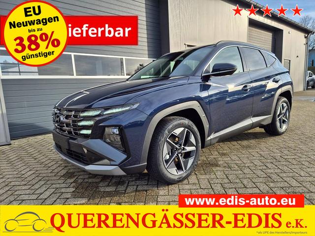 Hyundai TUCSON Trend 1.6 T-GDI 150PS Automatik TZ 2026 Teil-Leder Sitzheizung v+h Lenkradheizung Klimaautomatik Navi Touchscreen DAB+ Apple CarPlay + Android Auto PDC R&uuml;ckf.-Kamera Matrix-LED-Scheinw. 