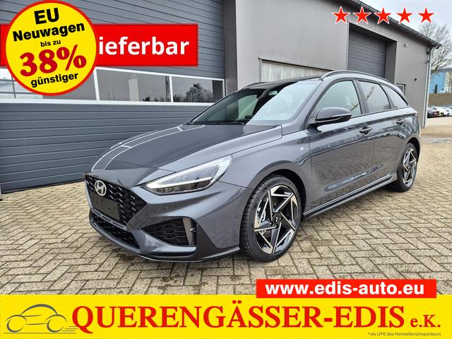 Hyundai i30 Kombi 1.6 T-GDI 150PS Automatik N-Line MY2026 Sitzheizung Lenkradheizung Klimaautomatik Navi 10,3"-Touchscreen Bluelink Apple CarPlay + Android Auto PDC v+h R&uuml;ckf.Kamera 18-LM 