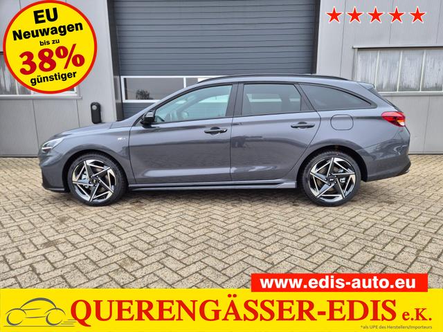 Hyundai i30 Kombi 1.6 T-GDI 150PS Automatik N-Line MY2026 Sitzheizung Lenkradheizung Klimaautomatik Navi 10,3"-Touchscreen Bluelink Apple CarPlay + Android Auto PDC v+h R&uuml;ckf.Kamera 18-LM 