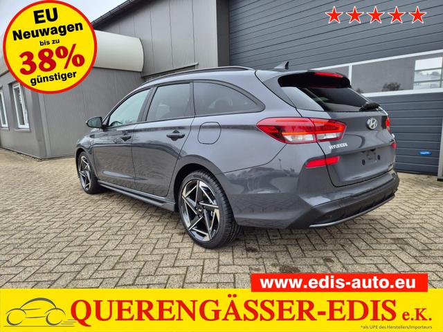Hyundai i30 Kombi 1.6 T-GDI 150PS Automatik N-Line MY2026 Sitzheizung Lenkradheizung Klimaautomatik Navi 10,3"-Touchscreen Bluelink Apple CarPlay + Android Auto PDC v+h R&uuml;ckf.Kamera 18-LM 
