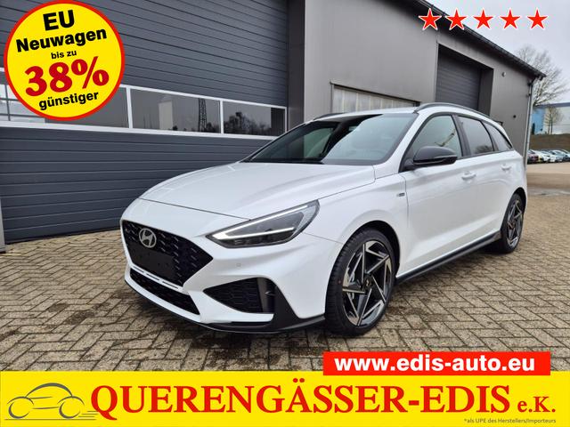 Hyundai i30 Kombi - 1.6 T-GDI 150PS Automatik N-Line MY2026 Sitzheizung Lenkradheizung Klimaautomatik Navi 10,3"-Touchscreen Bluelink Apple CarPlay + Android Auto PDC v+h R&uuml;ckf.Kamera 18-LM