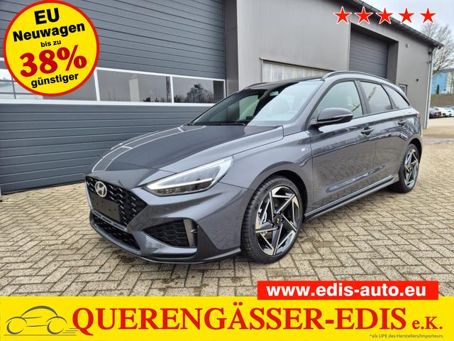 Hyundai i30 Kombi 1.6 T-GDI 150PS Automatik N-Line MY2026 Sitzheizung Lenkradheizung Klimaautomatik Navi 10,3"-Touchscreen Bluelink Apple CarPlay + Android Auto PDC v+h R&uuml;ckf.Kamera 18-LM 