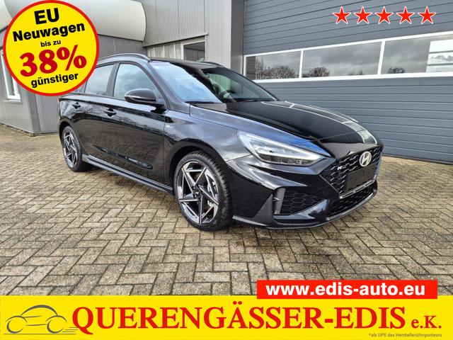 Hyundai i30 Kombi 1.6 T-GDI 150PS Automatik N-Line MY2026 Sitzheizung Lenkradheizung Klimaautomatik Navi 10,3"-Touchscreen Bluelink Apple CarPlay + Android Auto PDC v+h R&uuml;ckf.Kamera 18-LM 