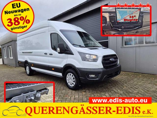 Ford Transit 350 L4H3 2.0 EcoBlue 130PS Trend Heckantrieb 3,5t 2-Sitzer AHK Sitzheizung Frontscheibe beheizb. Klimaautomatik Navi PDC v+h Bluetooth DAB Apple CarPlay Android Auto Tempomat Ganzj.Reifen 