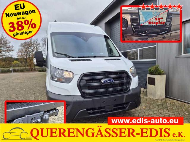 Ford Transit 350 L4H3 2.0 EcoBlue 130PS Trend Heckantrieb 3,5t 2-Sitzer AHK Sitzheizung Frontscheibe beheizb. Klimaautomatik Navi PDC v+h Bluetooth DAB Apple CarPlay Android Auto Tempomat Ganzj.Reifen 