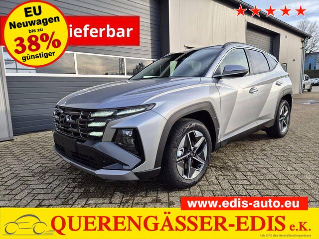 Hyundai TUCSON - Trend 1.6 T-GDI 150PS Automatik TZ 2026 Teil-Leder Sitzheizung v+h Lenkradheizung Klimaautomatik Navi Touchscreen DAB+ Apple CarPlay + Android Auto PDC R&uuml;ckf.-Kamera Matrix-LED-Scheinw.