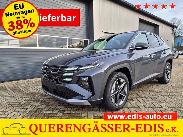 Hyundai TUCSON - Trend 1.6 T-GDI 150PS Automatik TZ 2026 Teil-Leder Sitzheizung v+h Lenkradheizung Klimaautomatik Navi Touchscreen DAB+ Apple CarPlay + Android Auto PDC R&uuml;ckf.-Kamera Matrix-LED-Scheinw.