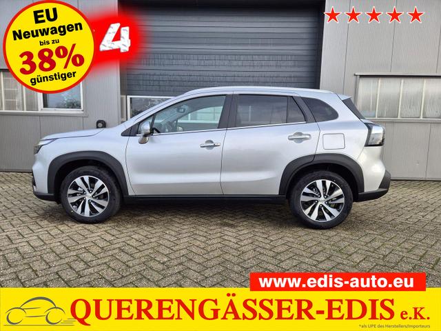 Suzuki S-Cross Comfort+ 110PS Automatik MHEV 4x4 ALLGRIP 1.4 Boosterjet Teilleder Navi Klimaautomatik Sitzheizung ACC PDC v+h 4x Kamera Suzuki-Radio Apple CarPlay Android Auto Touchscreen 2xKeyless 17-LM 