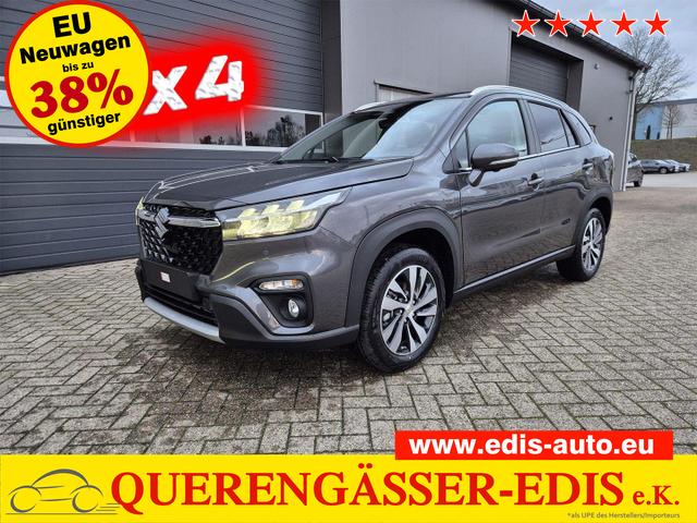 Suzuki S-Cross Comfort+ 110PS Automatik MHEV 4x4 ALLGRIP 1.4 Boosterjet Teilleder Navi Klimaautomatik Sitzheizung ACC PDC v+h 4x Kamera Suzuki-Radio Apple CarPlay Android Auto Touchscreen 2xKeyless 17-LM 