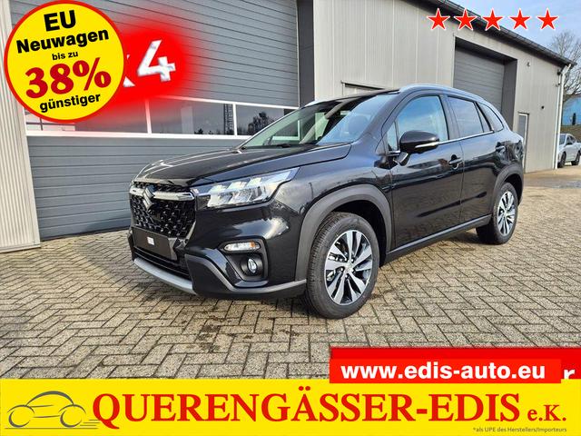 Suzuki S-Cross - Comfort+ 110PS MHEV 4x4 ALLGRIP 1.4 Boosterjet Teilleder Navi Klimaautomatik Sitzheizung ACC PDC v+h 4x Kamera Suzuki-Radio Apple CarPlay Android Auto Touchscreen 2xKeyless 17-LM