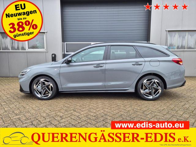Hyundai i30 Kombi 1.6 T-GDI 150PS Automatik N-Line MY2026 Sitzheizung Lenkradheizung Klimaautomatik Navi 10,3"-Touchscreen Bluelink Apple CarPlay + Android Auto PDC v+h R&uuml;ckf.Kamera 18-LM 