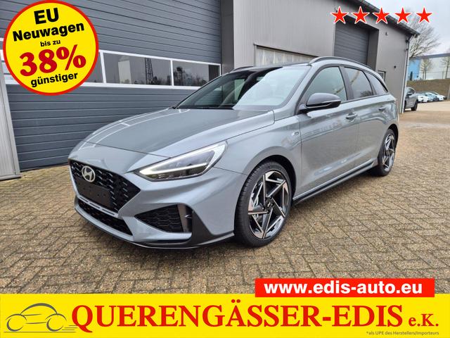 Hyundai i30 Kombi 1.6 T-GDI 150PS Automatik N-Line MY2026 Sitzheizung Lenkradheizung Klimaautomatik Navi 10,3"-Touchscreen Bluelink Apple CarPlay + Android Auto PDC v+h R&uuml;ckf.Kamera 18-LM 