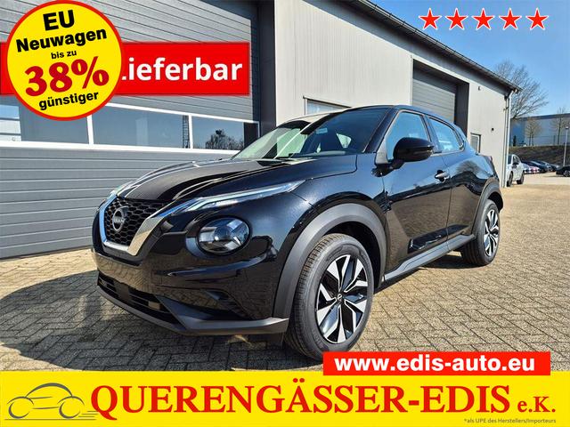 Nissan Juke 1.0 DIG-T 114PS Acenta Klimaautomatik Sitzheizung R&uuml;ckf.Kamera Bluetooth Touchscreen wireless Apple CarPlay Android Auto 