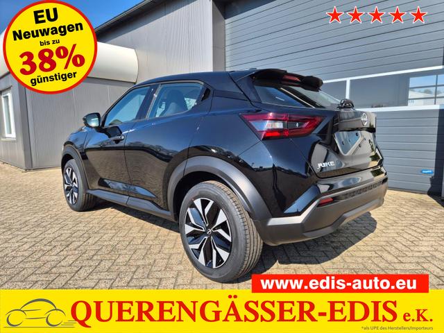 Nissan Juke 1.0 DIG-T 114PS Acenta Klimaautomatik Sitzheizung R&uuml;ckf.Kamera Bluetooth Touchscreen wireless Apple CarPlay Android Auto 