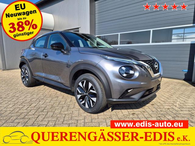 Nissan Juke 1.0 DIG-T 114PS Acenta Klimaautomatik Sitzheizung R&uuml;ckf.Kamera Bluetooth Touchscreen wireless Apple CarPlay Android Auto 