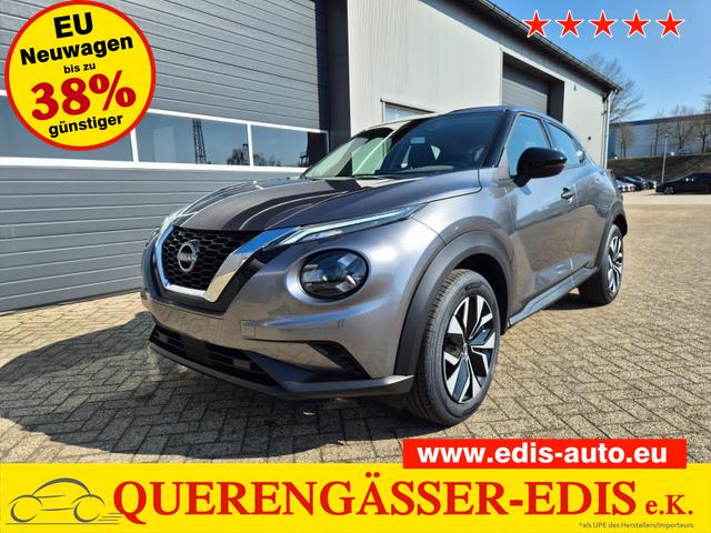 Nissan Juke 1.0 DIG-T 114PS Acenta Klimaautomatik Sitzheizung R&uuml;ckf.Kamera Bluetooth Touchscreen wireless Apple CarPlay Android Auto 