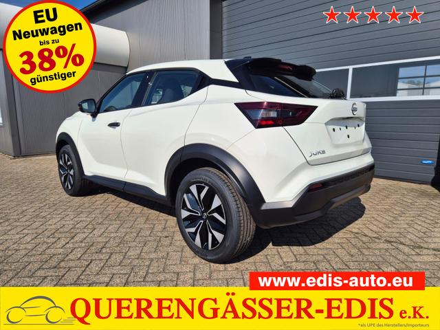 Nissan Juke 1.0 DIG-T 114PS Acenta Klimaautomatik Sitzheizung R&uuml;ckf.Kamera Bluetooth Touchscreen wireless Apple CarPlay Android Auto 