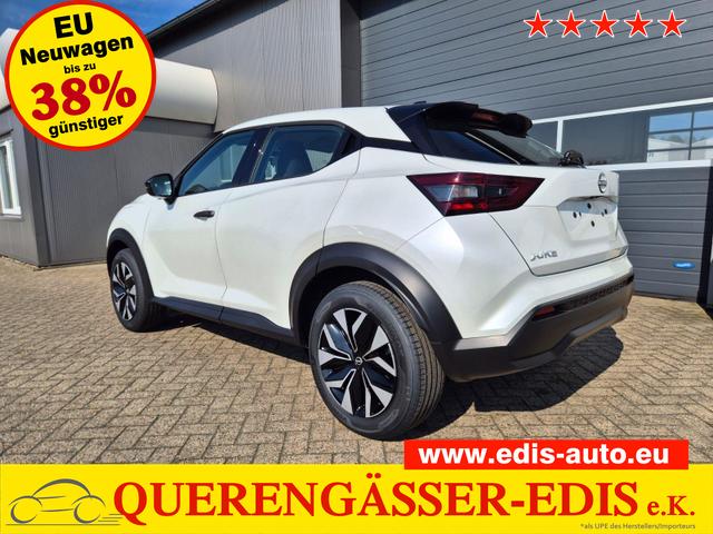 Nissan Juke 1.0 DIG-T 114PS Acenta Klimaautomatik Sitzheizung R&uuml;ckf.Kamera Bluetooth Touchscreen wireless Apple CarPlay Android Auto 