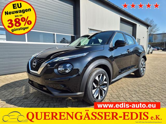 Nissan Juke 1.0 DIG-T 114PS Acenta Klimaautomatik Sitzheizung R&uuml;ckf.Kamera Bluetooth Touchscreen wireless Apple CarPlay Android Auto 