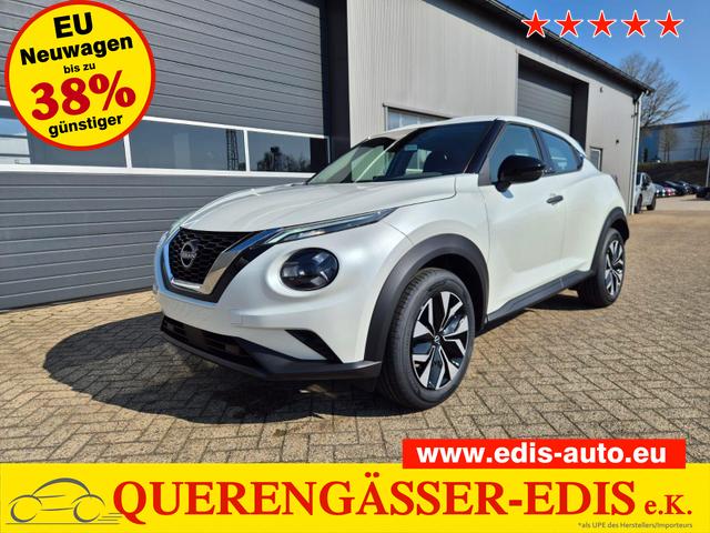 Nissan Juke 1.0 DIG-T 114PS Acenta Klimaautomatik Sitzheizung R&uuml;ckf.Kamera Bluetooth Touchscreen wireless Apple CarPlay Android Auto 