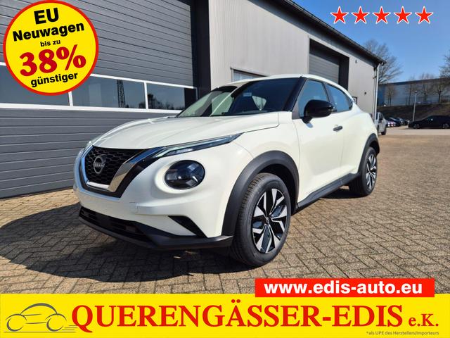 Nissan Juke 1.0 DIG-T 114PS Acenta Klimaautomatik Sitzheizung R&uuml;ckf.Kamera Bluetooth Touchscreen wireless Apple CarPlay Android Auto 