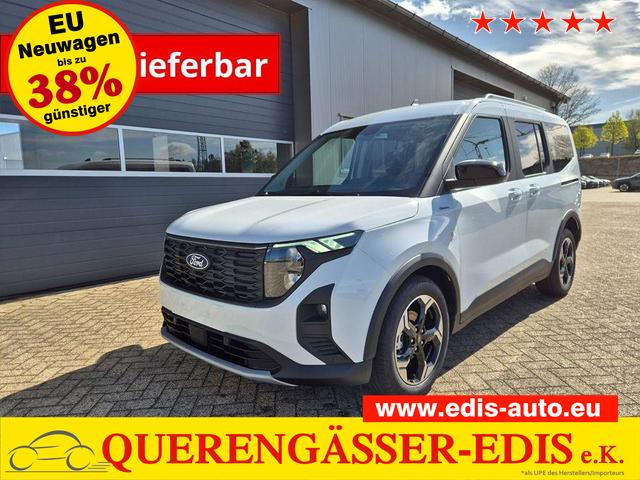 Ford Tourneo Courier - 1.0 EcoBoost 125PS Active Teil-Leder Sitzheizung Lenkradheizung Klimaautomatik PDC v+h R&uuml;ckf.-Kamera ACC TWA Frontscheibe beheizb. Ford-Navi SYNC4 Apple CarPlay + Android Auto