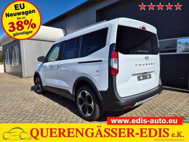Ford Tourneo Courier - 1.0 EcoBoost 125PS Active Teil-Leder Sitzheizung Lenkradheizung Klimaautomatik PDC v+h R&uuml;ckf.-Kamera ACC TWA Frontscheibe beheizb. Ford-Navi SYNC4 Apple CarPlay + Android Auto