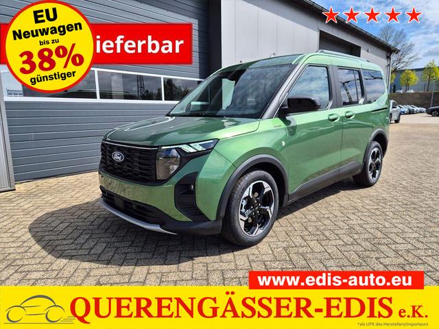 Ford Tourneo Courier - 1.0 EcoBoost 125PS Active Teil-Leder Sitzheizung Lenkradheizung Klimaautomatik PDC v+h R&uuml;ckf.-Kamera ACC TWA Frontscheibe beheizb. Ford-Navi SYNC4 Apple CarPlay + Android Auto