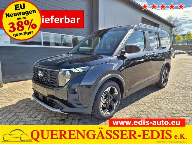 Ford Tourneo Courier - 1.0 EcoBoost 125PS Active Teil-Leder Sitzheizung Lenkradheizung Klimaautomatik PDC v+h R&uuml;ckf.-Kamera ACC TWA Frontscheibe beheizb. Ford-Navi SYNC4 Apple CarPlay + Android Auto