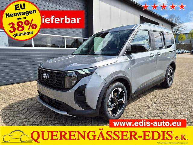 Ford Tourneo Courier - 1.0 EcoBoost 125PS Active Teil-Leder Sitzheizung Lenkradheizung Klimaautomatik PDC v+h R&uuml;ckf.-Kamera ACC TWA Frontscheibe beheizb. Ford-Navi SYNC4 Apple CarPlay + Android Auto