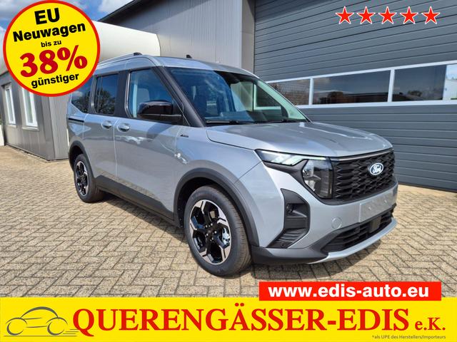 Ford Tourneo Courier - 1.0 EcoBoost 125PS Active Teil-Leder Sitzheizung Lenkradheizung Klimaautomatik PDC v+h R&uuml;ckf.-Kamera ACC TWA Frontscheibe beheizb. Ford-Navi SYNC4 Apple CarPlay + Android Auto