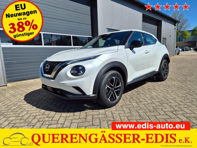 Nissan Juke - 1.0 DIG-T 114PS N-Connecta Teil-Leder Klimaautomatik PDC v+h R&uuml;ckf.Kamera Bluetooth Touchscreen Apple CarPlay Android Auto 17"LM