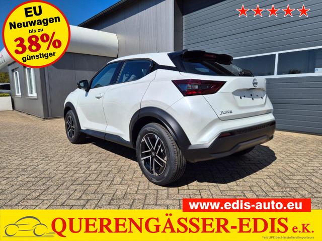 Nissan Juke - 1.0 DIG-T 114PS N-Connecta Sitzheizung Lenkradheizung Teil-Leder Klimaautomatik PDC v+h R&uuml;ckf.Kamera Bluetooth Touchscreen Apple CarPlay Android Auto 17"LM