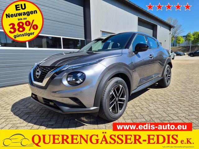 Nissan Juke - 1.0 DIG-T 114PS N-Connecta Teil-Leder Klimaautomatik PDC v+h R&uuml;ckf.Kamera Bluetooth Touchscreen Apple CarPlay Android Auto 17"LM