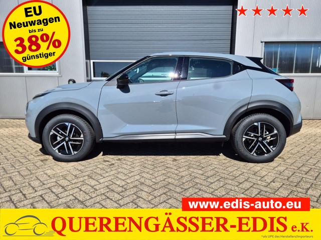Nissan Juke - 1.0 DIG-T 114PS N-Connecta Sitzheizung Lenkradheizung Teil-Leder Klimaautomatik PDC v+h R&uuml;ckf.Kamera Bluetooth Touchscreen Apple CarPlay Android Auto 17"LM