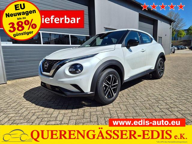 Nissan Juke - 1.0 DIG-T 114PS N-Connecta Teil-Leder Klimaautomatik PDC v+h R&uuml;ckf.Kamera Bluetooth Touchscreen Apple CarPlay Android Auto 17"LM