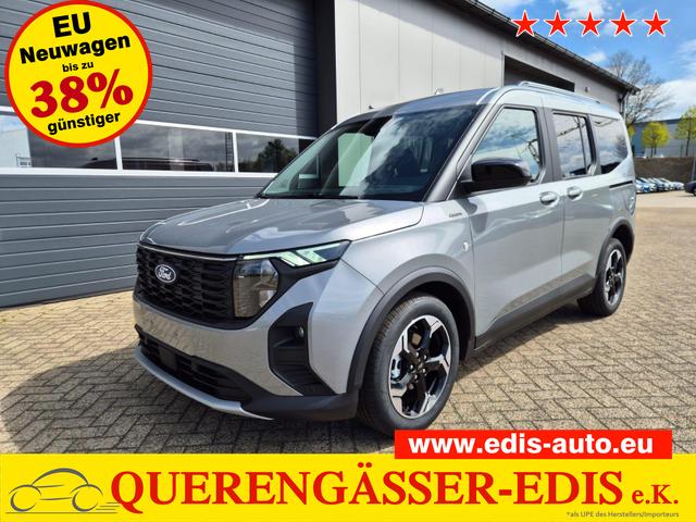 Ford Tourneo Courier - 1.0 EcoBoost 125PS Active Teil-Leder Sitzheizung Lenkradheizung Klimaautomatik PDC v+h R&uuml;ckf.-Kamera ACC TWA Frontscheibe beheizb. Ford-Navi SYNC4 Apple CarPlay + Android Auto