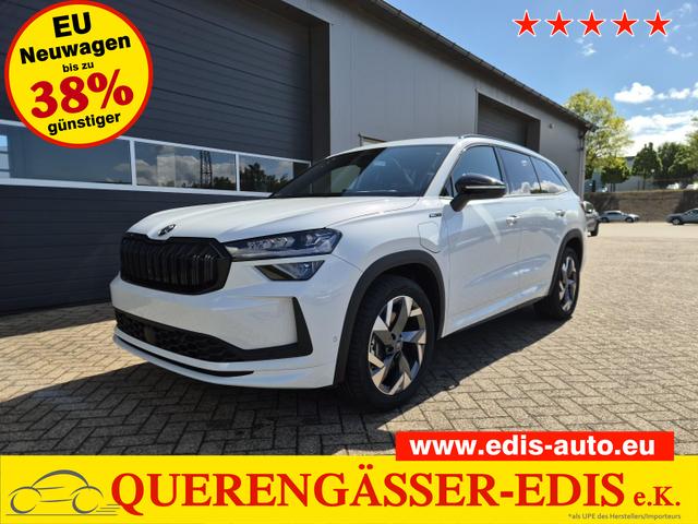Skoda Kodiaq - Sportline 1.5 TSI 204PS PHEV DSG schwenkb. AHK elektr. PanoDach HUD Alcantara PDC v+h 360&deg;Kamera CANTON Sound Klimaautomatik Sitzheizung Lenkradheizung Navi Apple CarPlay Android Auto 2xKeyless 19"LM vollelektr. Reichweite 116KM