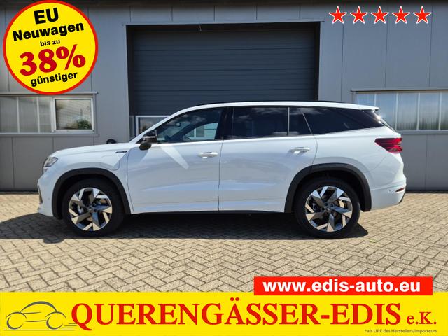 Skoda Kodiaq - Sportline 1.5 TSI 204PS PHEV DSG schwenkb. AHK elektr. PanoDach HUD Alcantara PDC v+h 360&deg;Kamera CANTON Sound Klimaautomatik Sitzheizung Lenkradheizung Navi Apple CarPlay Android Auto 2xKeyless 19"LM vollelektr. Reichweite 116KM