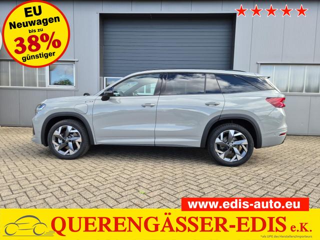 Skoda Kodiaq - Sportline 1.5 TSI 204PS PHEV DSG schwenkb. AHK elektr. PanoDach HUD Alcantara PDC v+h 360&deg;Kamera CANTON Sound Klimaautomatik Sitzheizung Lenkradheizung Navi Apple CarPlay Android Auto 2xKeyless 19"LM vollelektr. Reichweite 116KM