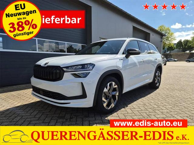Skoda Kodiaq - Sportline 1.5 TSI 204PS PHEV DSG schwenkb. AHK elektr. PanoDach HUD Alcantara PDC v+h 360&deg;Kamera CANTON Sound Klimaautomatik Sitzheizung Lenkradheizung Navi Apple CarPlay Android Auto 2xKeyless 19"LM vollelektr. Reichweite 116KM