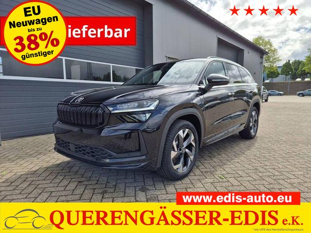 Skoda Kodiaq - Sportline 1.5 TSI 204PS PHEV DSG schwenkb. AHK elektr. PanoDach HUD Alcantara PDC v+h 360&deg;Kamera CANTON Sound Klimaautomatik Sitzheizung Lenkradheizung Navi Apple CarPlay Android Auto 2xKeyless 19"LM vollelektr. Reichweite 116KM