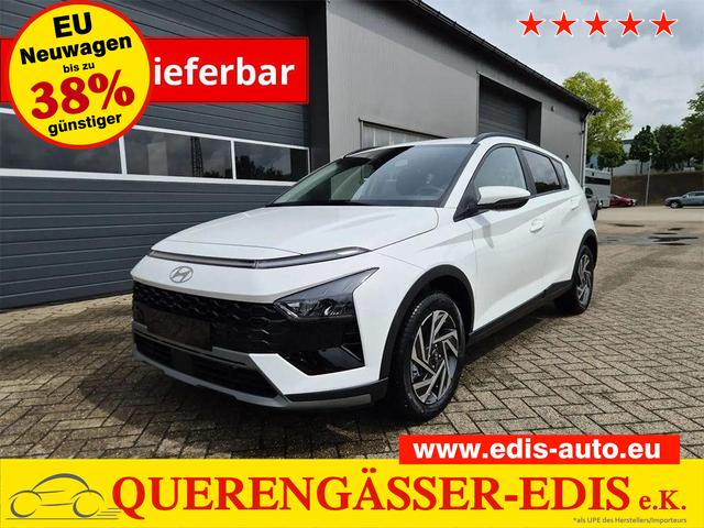 Hyundai BAYON - Trend 1.0 T-GDI 90PS Klimaautomatik R&uuml;ckf.Kamera Parksensoren Sitzheizung Lenkradheizung Bluetooth Touchscreen Tempomat Apple CarPlay + Android Auto 16"LM