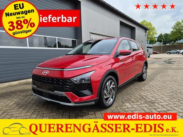 Hyundai BAYON - Trend 1.0 T-GDI 90PS Klimaautomatik R&uuml;ckf.Kamera Parksensoren Sitzheizung Lenkradheizung Bluetooth Touchscreen Tempomat Apple CarPlay + Android Auto 16"LM