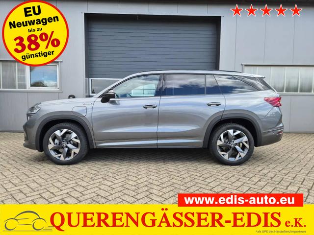Skoda Kodiaq - Sportline 1.5 TSI 204PS PHEV DSG schwenkb. AHK elektr. PanoDach HUD Alcantara PDC v+h 360&deg;Kamera CANTON Sound Klimaautomatik Sitzheizung Lenkradheizung Navi Apple CarPlay Android Auto 2xKeyless 19"LM vollelektr. Reichweite 116KM